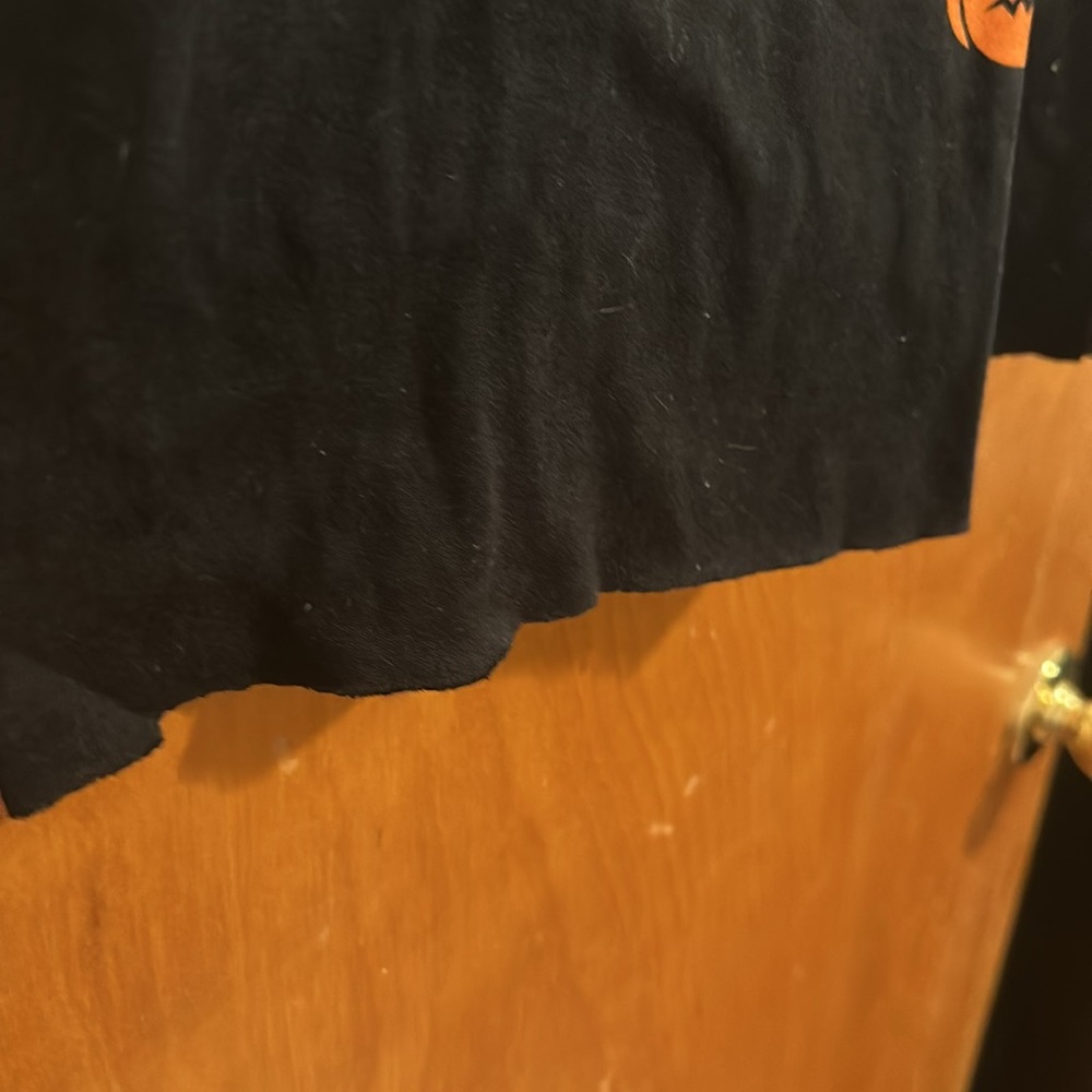 Black Halloween Cropped Sleeveless Top - Picture 5 of 6